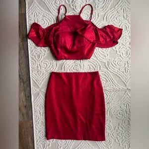 Rachel Allan 2 piece formal dress size 2